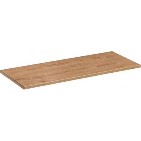 Plateau meuble sous vasque - 140 x 47 x 2,5 cm - Monako Oak - Livraison gratuite