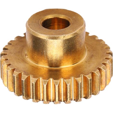 Pignon à 30 dents, alésage central de 6 mm, engrenage en laiton, accessoire de quincaillerie pour robots industriels (1/5)