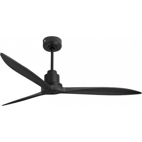 Tenerife - Super destratificateur et ventilateur DC 166 cm  Gris basalte pales bois noir sans Lumière 30 à 60 m² (1/4)