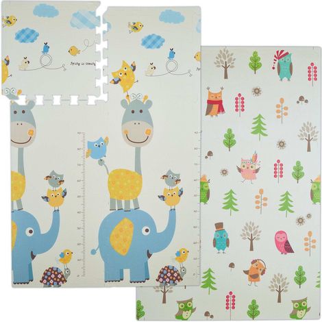 Puzzle mat duo owl elephant