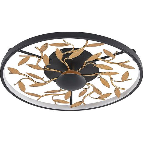 [GEBRAUCHT] B-Ware Lindby Annleorie Led Deckenlampe Deckenlampe Lampe Leuchte Licht Schwarz Gold