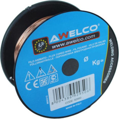 BOBINA FILO ANIMATO D 0,9 MM NO GAS 200 G- AWELCO- 1,0 pz