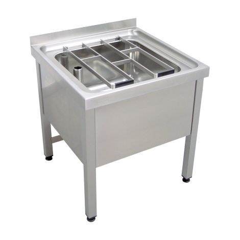 KWC Sirius Standausguss mit Klapprost Standrohrventil 6/4"