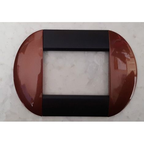 Assiettes Assiettes Assiettes Compatibles Avec Living International Light Bowled Bticino       Couleur: Marron Et Noir