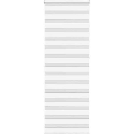 4014802 Store zèbre blanc 75x230 cm largeur du tissu 70,9 cm polyester (1/5)