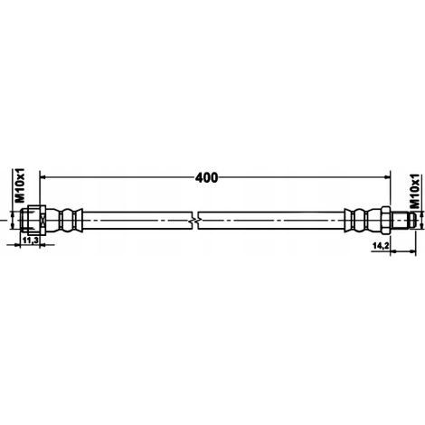 Tubo freno: OEM: 2124280035 Mercedes W212 C218 CLS Anteriore (1/3)