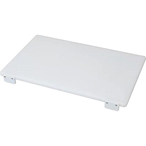 Tagliere con Fermi Bianco in Polietilene cm. 60X40X3
