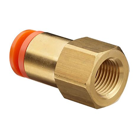 Adaptateur droit fileté SMC KQ2 vers Enfichable, 12 mm G 1/4 Femelle ( Prix pour Paquet de 5 )