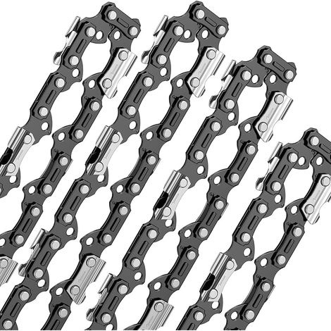 Lot de 3 X 45cm Chaînes 0.325" 72 Maillons d'Entraînement 1.5mm 058