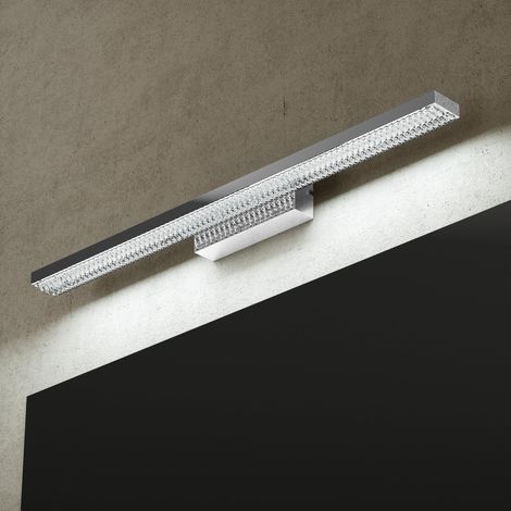 Mai & Mai Spiegelleuchte 60cm LED Badlampe Spiegellampe, 6000K Badezimmer Lampe LED Wandleuchte Chrom 14W Leuchtschein