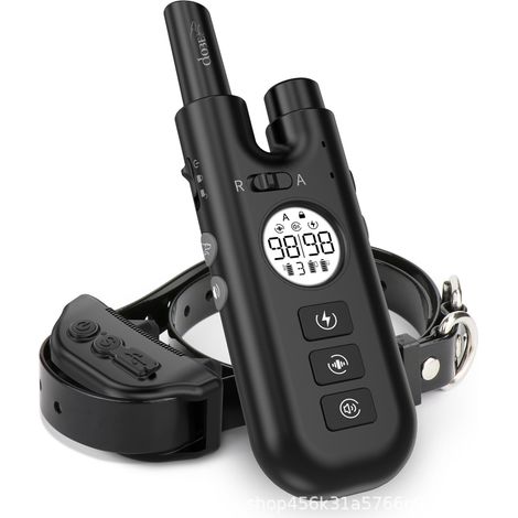 Collare Addestramento Cani – Rilevamento Automatico Abbaio, Portata 800m – Impermeabile e Design Ergonomico – Ideale per Giardino e Passeggiate (1/5)