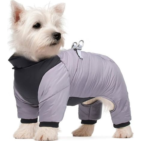 Manteau d'hiver pour chiens - Chaud et imperméable - Manteau pour chien - Combinaison de neige coupe-vent et imperméable pour chiens (1/5)