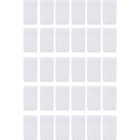 30 bolsas de malla de nailon para skimmer de piscina, 13x22 cm, para capturar arena y polen. (1/5)