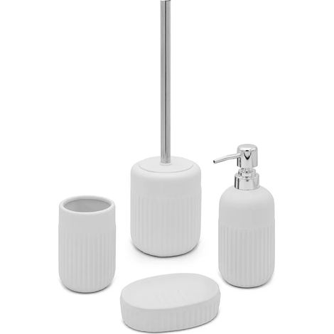 Set completo accessori bagno bianco in ceramica Cup (1/5)