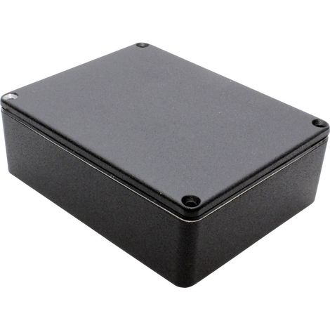 Hammond Electronics 1590WBB2BK Universal-Gehäuse 119 x 94 x 38 Aluminium Druckguss Schwarz 1 St. (1/2)