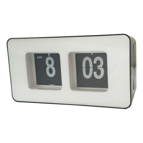 Drehbarer digitaler Tischwecker mit Batteriebetrieb, großem Display, zur Dekoration von Schlafzimmer und Büro. (1/4)