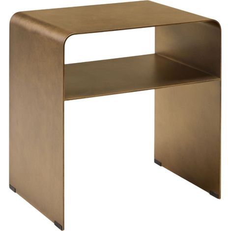 Table de chevet en Métal brossé TALIKA (1/4)