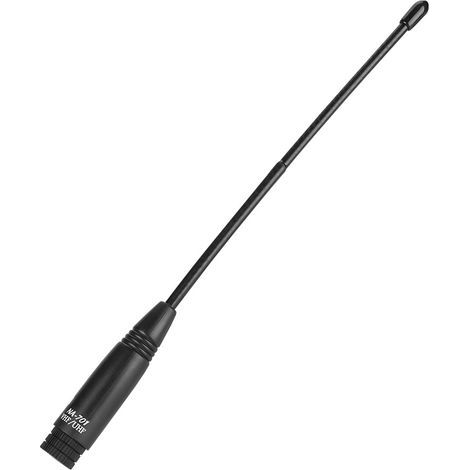 Antenne portable flexible double bande 144/430 MHz avec connecteur SMA mâle de 20 cm pour talkie-walkie (1/5)