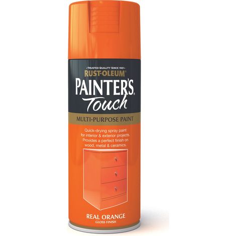 Rust-Oleum Painter’s Touch Spray Paint 400ml Gloss - Real Orange