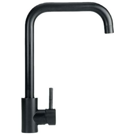 Nouveau robinet noir 304 évier de cuisine en acier inoxydable évier rotatif mitigeur de robinet à 7 caractères, Ensoleillé (1/5)