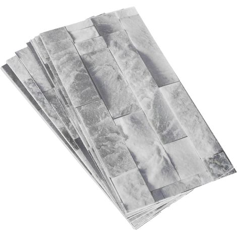 12 Autocollants PVC Imperméables pour Salle de Bain, Cuisine, Salon - Décoration Adhésive Sol et Mur (KIT043)