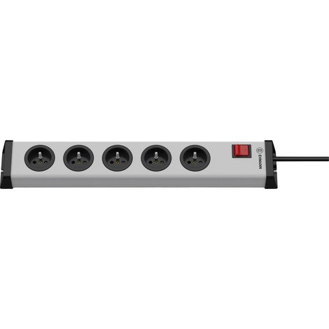 Bloc multiprise avec interrupteur Ehmann 0201x02052303 gris fiche FR 1 pc(s) (1/3)