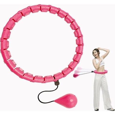 Cerceau Hula Hoop - Pondéré 1kg - Réglable - Pour Adultes et Enfants - Perte de Poids (1/4)