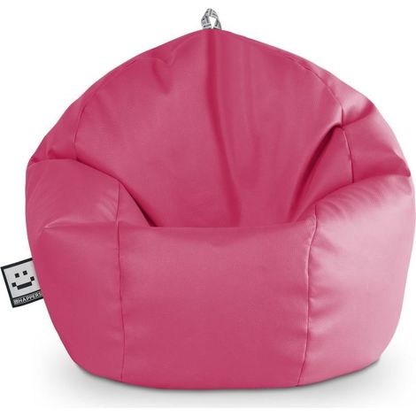 Puff Pelota Polipiel Indoor Fucsia Happers