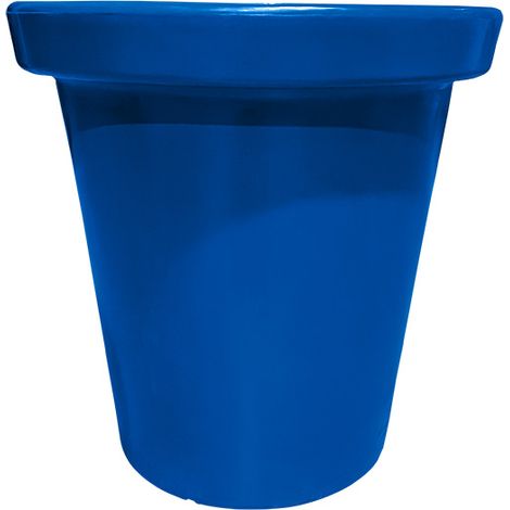 Plast'Up Rotomoulage – Pot de fleurs rond 420L – Dimensions 100x100x100 cm – Polyéthylène haute densité – Résistant aux UV et aux chocs – Pour fleurs et arbustes (1/4)