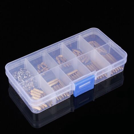 Assortiment de 270 vis et écrous d'entretoise en laiton M2 mâle/femelle pour circuits imprimés