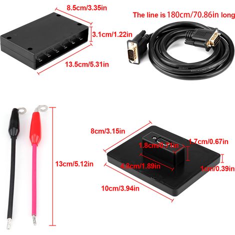 Écran Tactile 6 Interrupteurs Panneau de Commande 12V/24V Boîtier LED Universel pour Voiture Bateau (1/5)