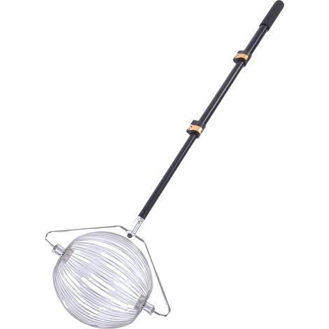 Collecteur d'écrous à billes, taille S, polyvalent, avec poteau télescopique en alliage d'aluminium, pour balles de Tennis, châtaignes (1/5)