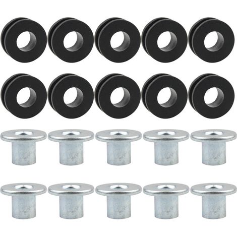 Motorcycle parts: rubber loop, fairing bolt, decompression washer, cover plate, side ring with adhesive