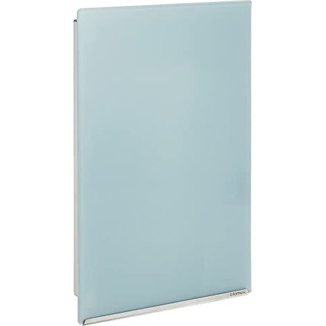 Blomus 65372, Cassetta portachiavi/Pannello magnetico in vetro Velio, Grigio (Grau) (1/3)