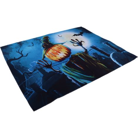 Lustiger Wandteppich, dekorativer Vorhang für Halloween, Partys und Schlafzimmer, 200 x 150 cm / 78,7 x 59,1 Zoll (1/5)
