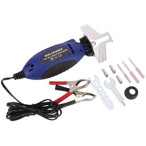 Affuteuse de Tronçonneuse, Mini Affûteur de Dents de Lame de Scie à Chaîne Portable 12V, Rectifieuse à Chaîne électrique ,Affûteuse de Chaîne de Tronçonneuse Portative Avec Meule de 4mm, 4,8mm (1/4)