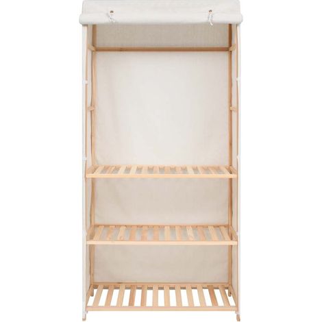 Maison Exclusive - Armadio per Indumenti a 3 Ripiani 79x40x170 cm