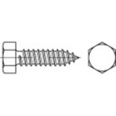 [NEUWERTIG] B-Ware TOOLCRAFT Sechskantblechschrauben Blechschrauben Edelstahl DIN 7976 250 Stück (1/2)