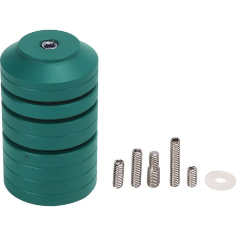 Kit de stabilisateur pour arc à poulies et arc classique, contrepoids en alliage d'aluminium détachable, couleur verte.