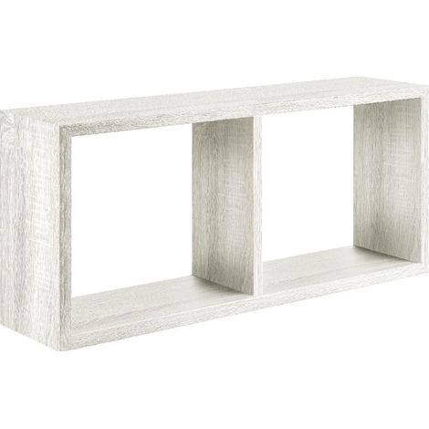 Étagère Décoration Murale - Salon, Chambre, Bureau - MDF, Chêne Blanchi 70 X 30 X 15,5