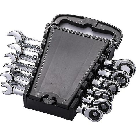 Ahlsen Juego de 6 llaves de trinquete, accesorios para el hogar y el coche. (1/5)