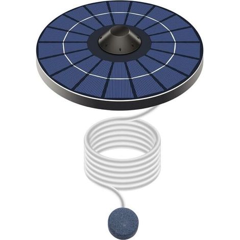 Pas Besoin de Brancher la Pompe à oxygène Flottante pour Bassin à Poissons extérieur Solaire (1/4)