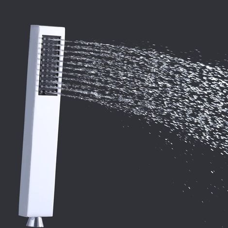 Handbrause für Badezimmer, Moderne Duschkopf aus Kupfer G1/2 Duschbrause, Wassersparend Hand Brausekopf mit Anti-Kalk-Düsen Brausekopf Dusche für Badezimmer (1/5)