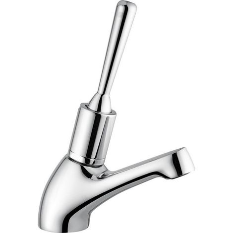 Grifo para lavabo temporizado con palanca anti-desenroscado Idral Classic 08011A-08011A/PM  Pre-mezclador