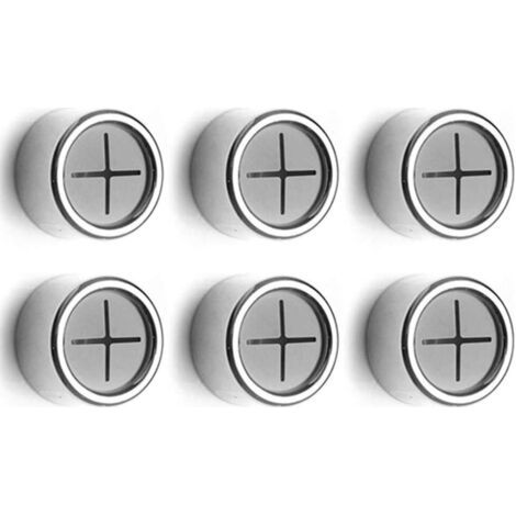 QORVA-6 Pièces Attache Torchon, Accroche Torchons Adhesif, Accroche Torchon Ventouse Torchon Cuisine, Porte Torchon Ventouse Pour Salle De Bain, Armoire Et Placard (ABS Rond)-