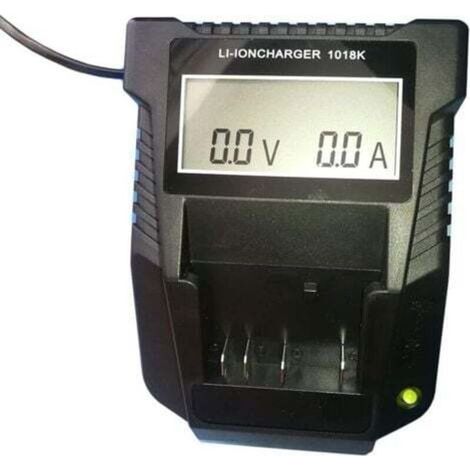 Ersatzladegerät 1018K 3A für Bosch 14,4V-18V Lithium-Ionen-Akkus. Schnellladegerät mit LED für Bosch 14,4V 18V BAT609 BAT609G BAT618 BAT618G BAT614 BAT614G 2607336078 2607336236 (1/5)