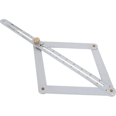 Équerre de repérage d'angle, rapporteur d'angle réglable, outil portable en alliage d'aluminium (1/5)