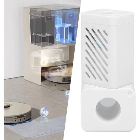 Módulo de iones de plata para aspiradoras robot Dreame X10 S10 W10S S20 X20 – 2 piezas, ABS, blanco (1/5)
