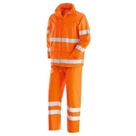 COMPLETO GIACCA E PANTALONE ALTA VISIBILITA' Tg. L