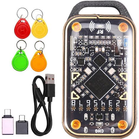 Verbesserter Chameleon Ultra Smartcard-Emulator + 2XT5577/CUID 125K 13,56M RFID-Chip-Lesegerät für Schlüsselanhänger, NFC-Duplikator (1/5)